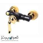 شیر توالت مشکی طلا مات کد 3206