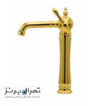 روشویی بلند طلایی کد 3123