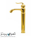 روشویی پایه بلند طلایی کد 3143