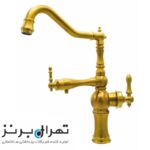 سینک تصفیه دار دو منظوره طلا مات کد 3171