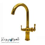 سینک تصفیه دار طلا مات کد 3186
