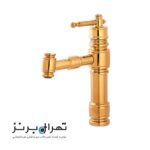 شیر روشویی طلایی الیزه