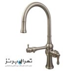 شیر ظرفشویی شاوری تصفیه دار کروم مات آراز